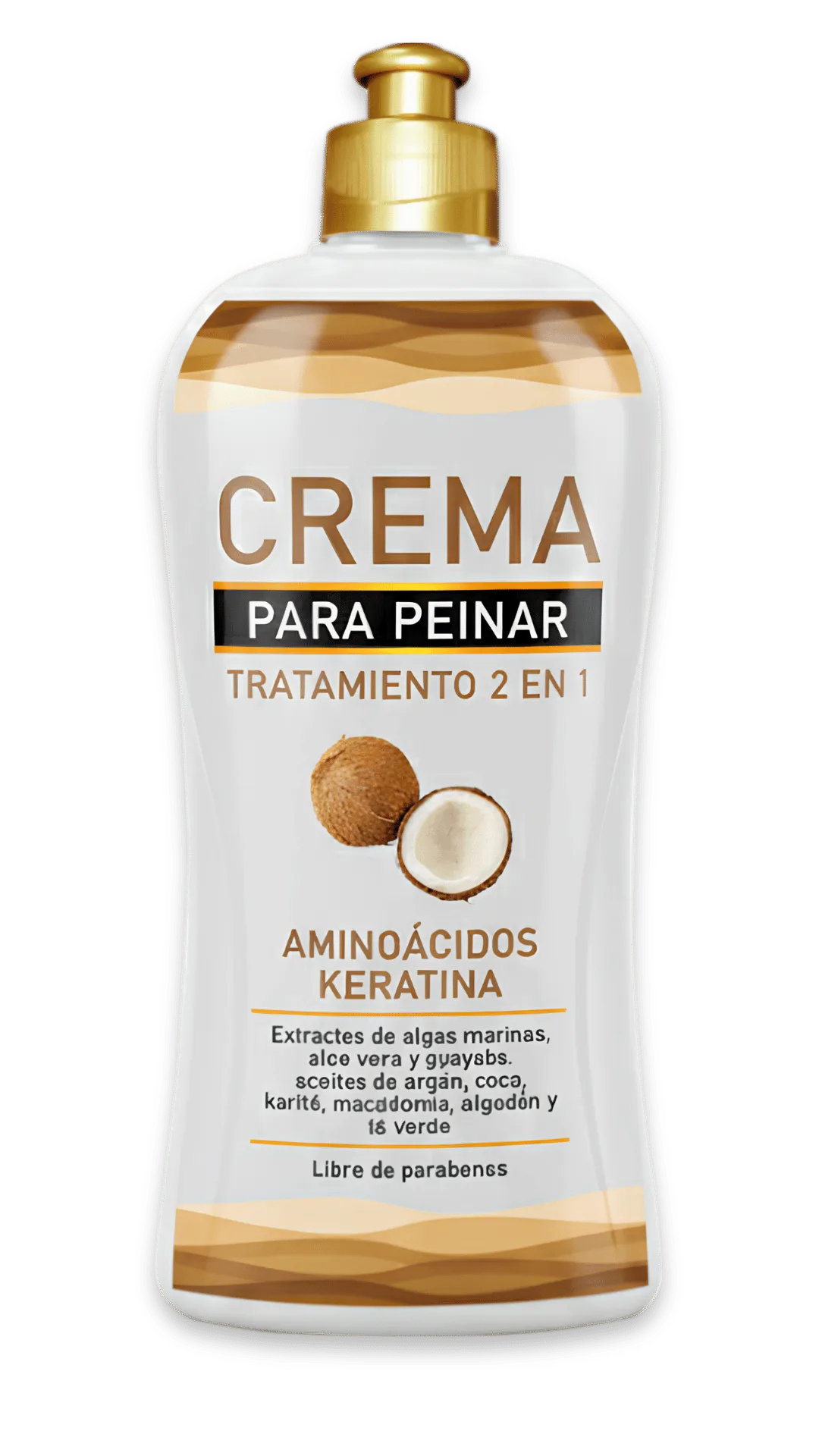 Crema para Peinar y Tratamiento 2 en 1